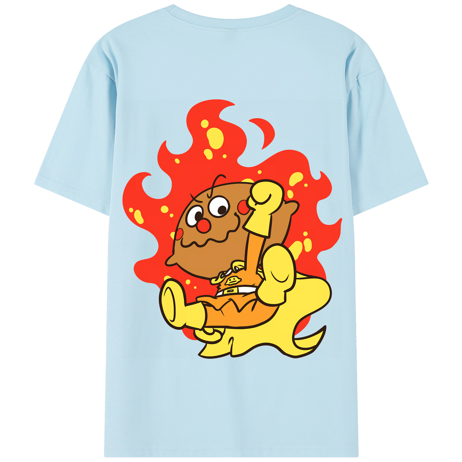 （画像用） アンパンマン Anpanman 綿100％半袖Tシャツ（背面プリント）